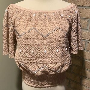 Boston Proper Off-shoulder Blouse. XXS